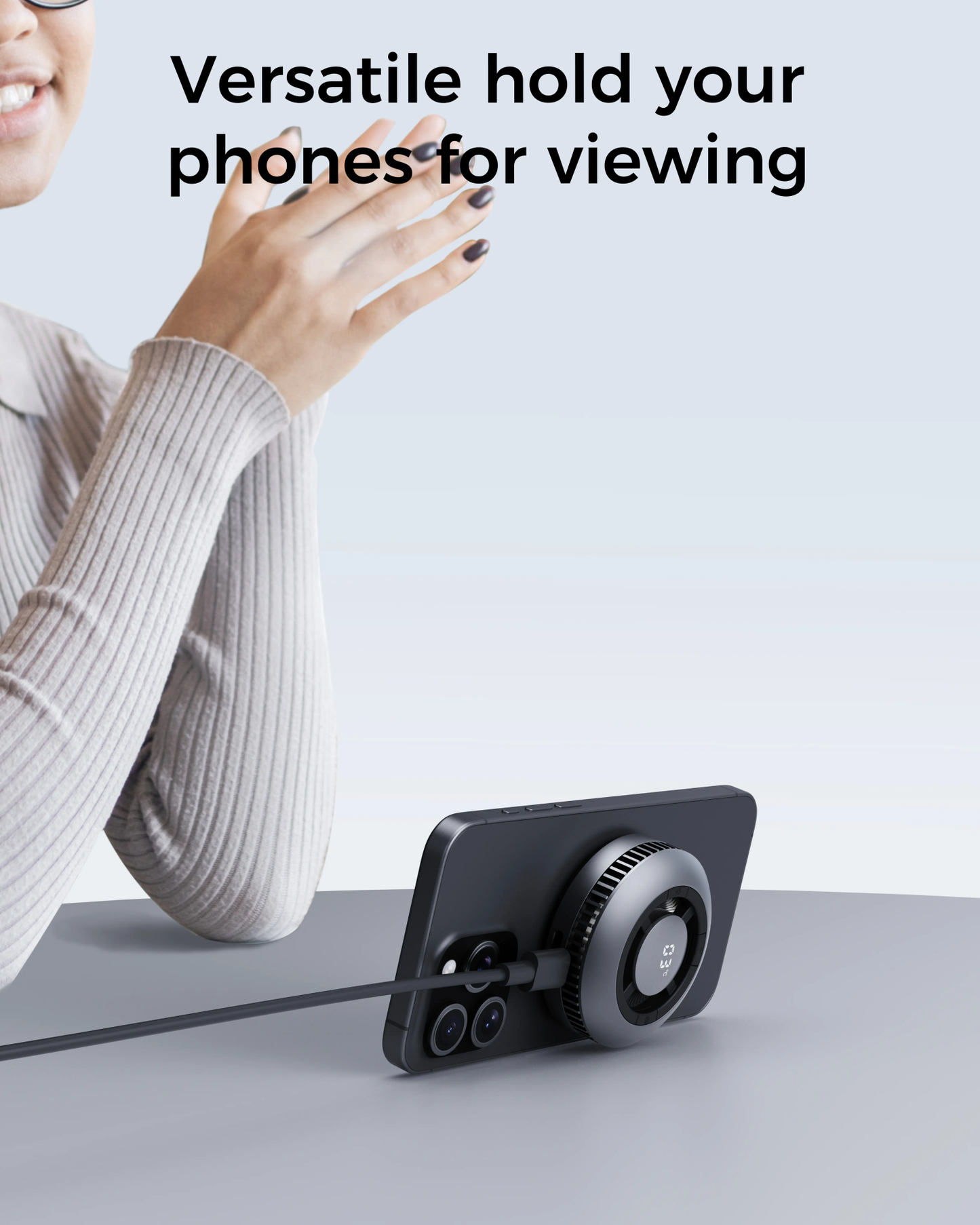 Aukey Magfusion GameFrost Magnetic Wireless Charger with Active Cooling (LC-G10)