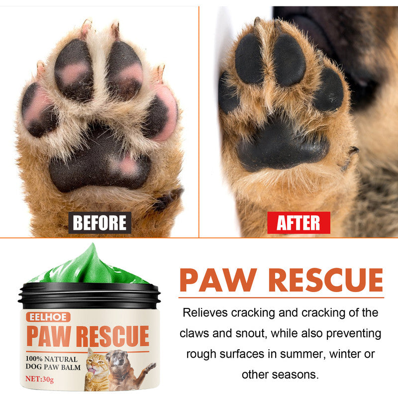 EELHOE Pet Paw Balm For Cats And Dogs Foot Pad Protective Oil Soothes And Moisturizes And Cures Dry And Cracked Feet