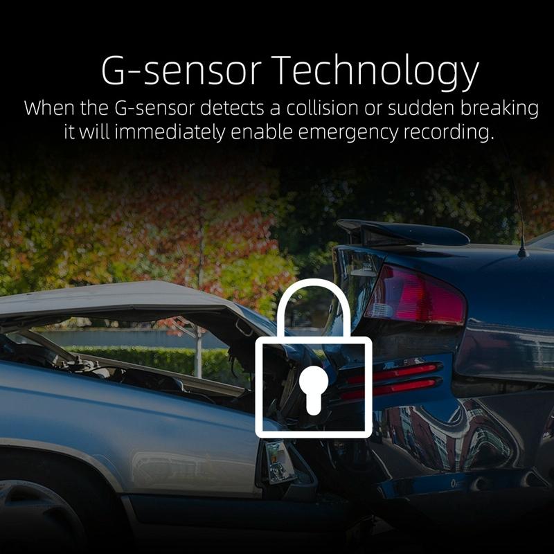 Hd Dual Record Lens Car Rear View Mirror with 5 Screen - A6 Driving Recorder