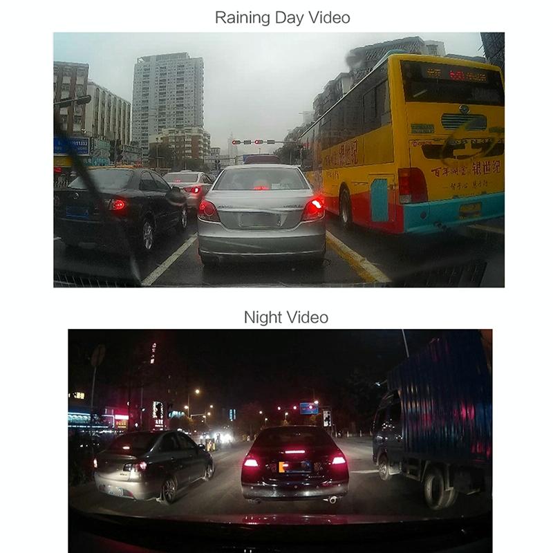 Smart Car Dual Lens Video Camera - Full Hd 1080p Motion Detection Tf Card Support