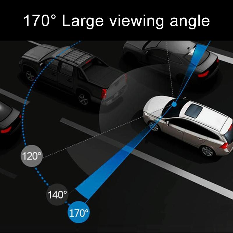 Smart Car Dual Lens Video Camera - Full Hd 1080p Motion Detection Tf Card Support