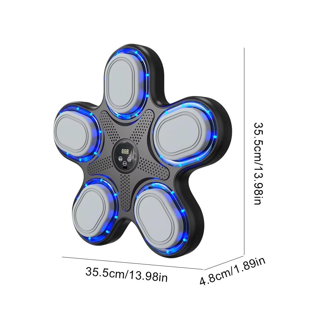 Bluetooth Music Boxing Machine With Adult Gloves - Reaction Training - With Half-Finger Gloves