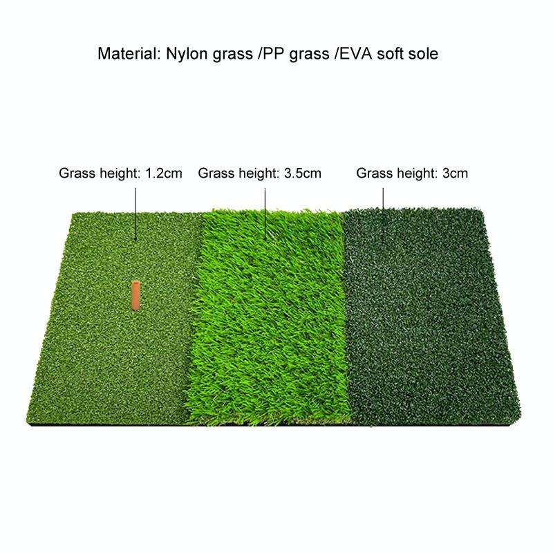 Indoor Golf Practice Pad - 3-in-1 Swing Mat for Hitting and Chipping - 30X60Cm