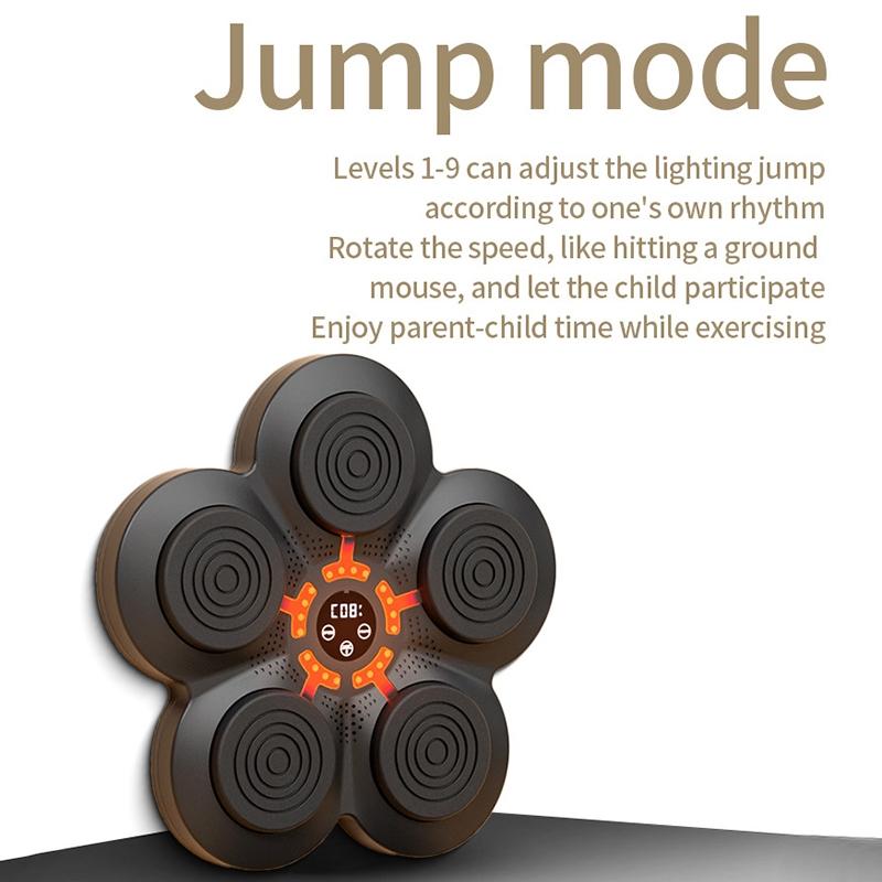 Bluetooth Music Boxing Machine With Wall Mount And Adult Gloves - Without Glove