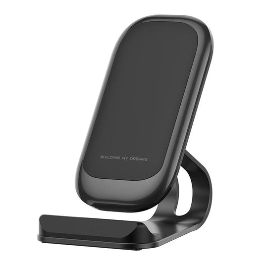 15W Multifunctional Wireless Charger With Stand Black