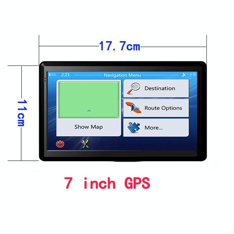 7 Inch Car Gps Navigator - 8G + 256M Capacitive Screen - High Configuration - Europe Map