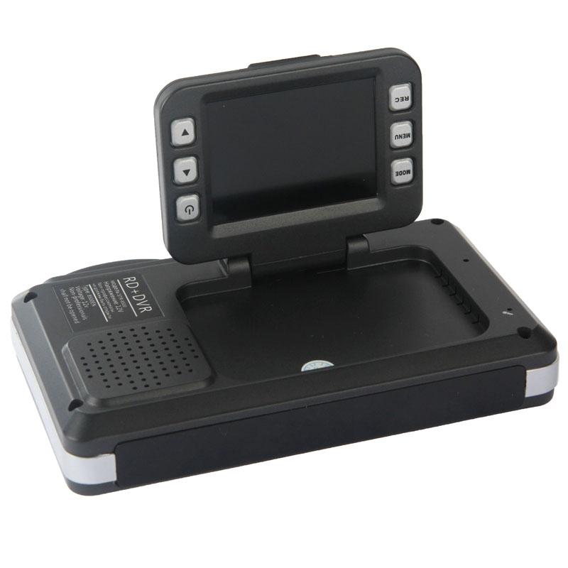 2.0 Lcd Radar Detector Dvr with Laser Gps Logger - Hd 720p 30fps