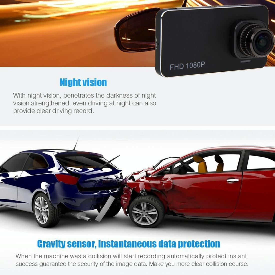 2.7 Car Dvr Recorder with Screen Display
