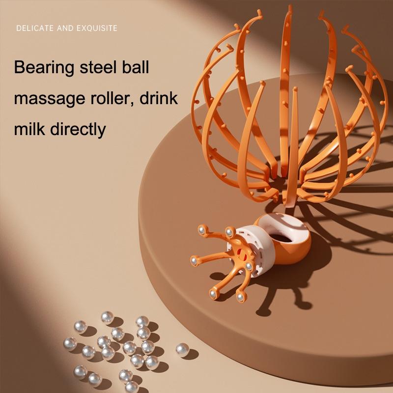 18-Claw Scalp Massager For Relaxation And Meridian Stimulation Yellow