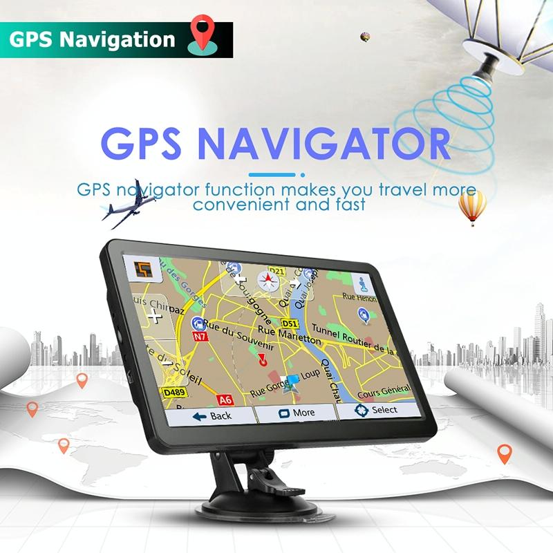 7 Inch Car Gps Navigator 8G + 128M Resistive Screen Australia Map Fm / Tf Card Support