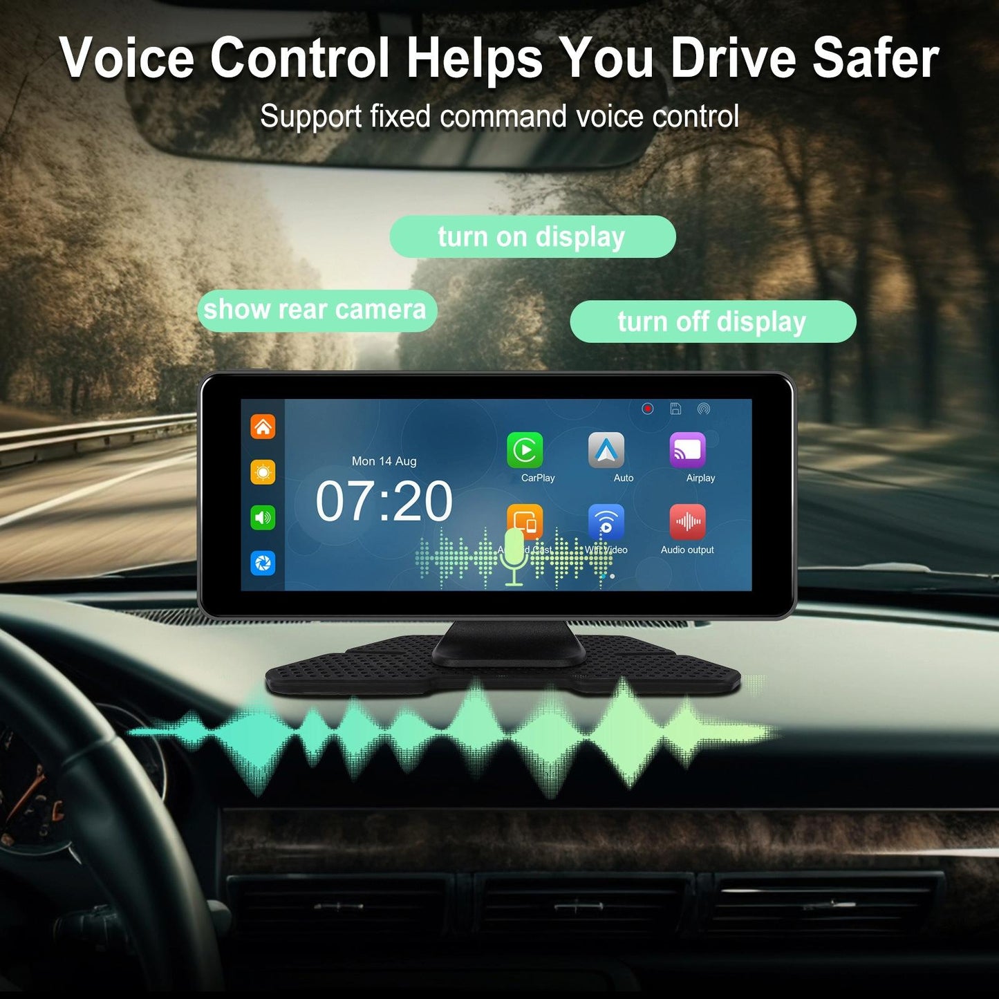 6.86 Inch 4K Dvr Smart Screen Player - Compact & High-Resolution - Standard + 64G Memory Card