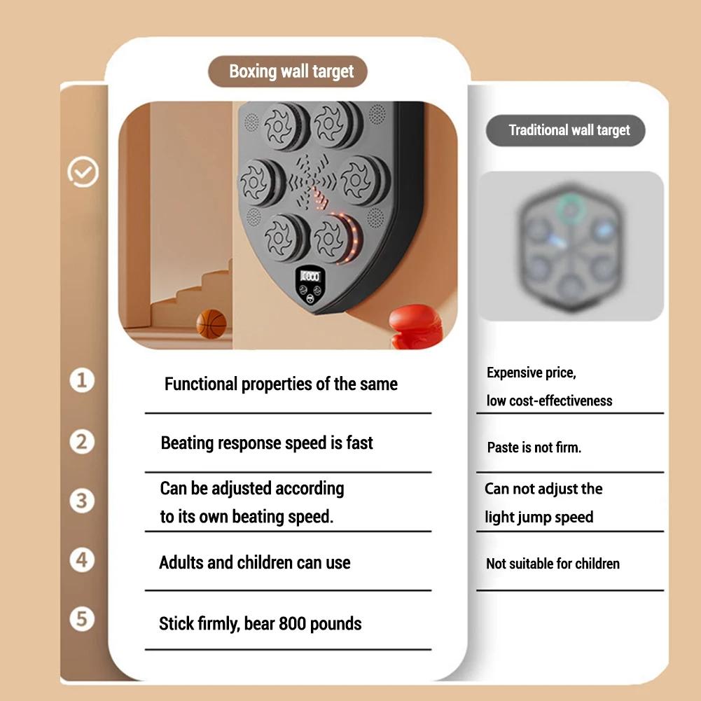 Target Boxing Machine For Smart Sandbag Training - Boxing Target + Children Gloves