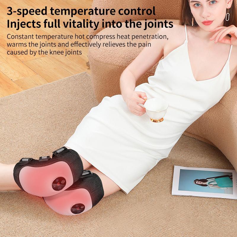 Rechargeable Heating Knee Massager Dual Joint Pad Wg-Jb-704 - Dual