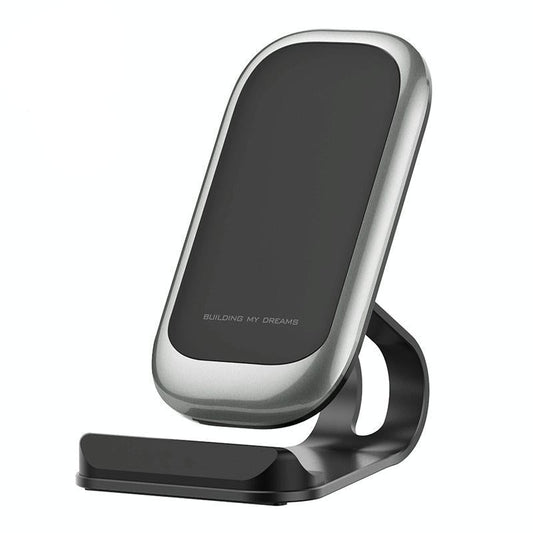 15W Multifunctional Wireless Charger With Stand Silver