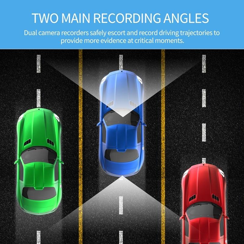 High Definition Car Wifi Dash Cam with Night Vision - 2k - Single Recording 2K