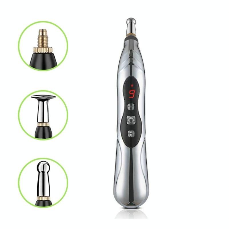 Electronic Acupuncture Pen 3 Head Circulating Energy Automatic Point Finding Home Pain Relief