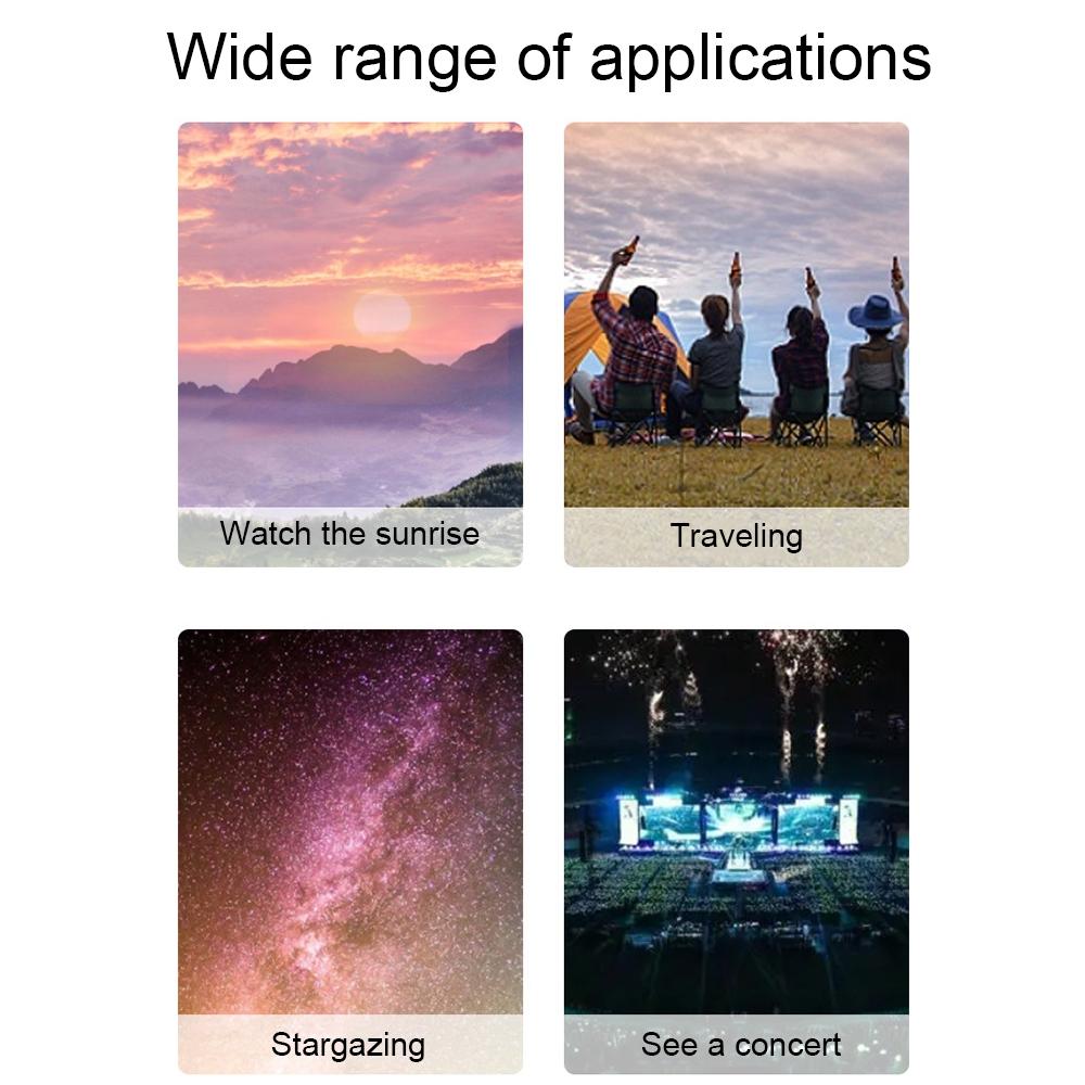 High Definition Monocular Telescope For Outdoor Bird Viewing - 16X52 Green Film - 16X52 Without Bag