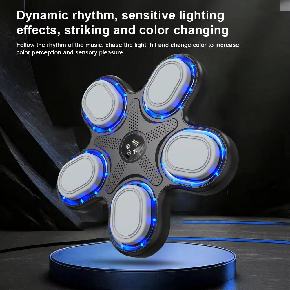 Bluetooth Music Boxing Machine With Adult Gloves - Reaction Training - With Mma Gloves