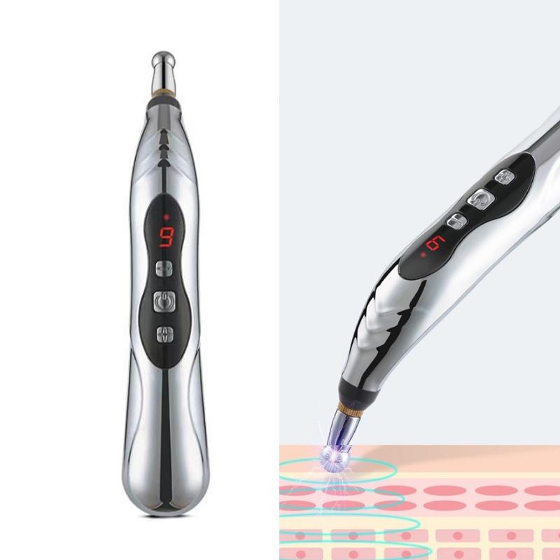 5-Head Electronic Acupuncture Pen Circulating Energy & Pain Relief Home Use