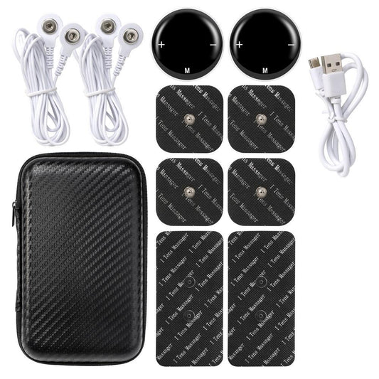 Ems Cervical Massager Patch Full Body Pulse Therapy - Double Host Without Remote