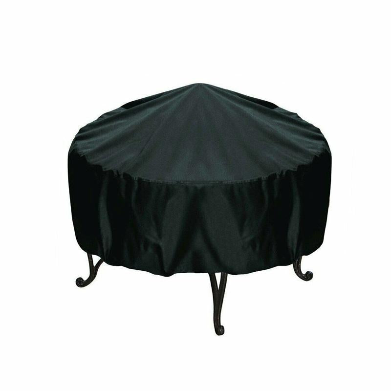 Rainproof Round Table Cover for Outdoor Garden Grill - 38x40cm