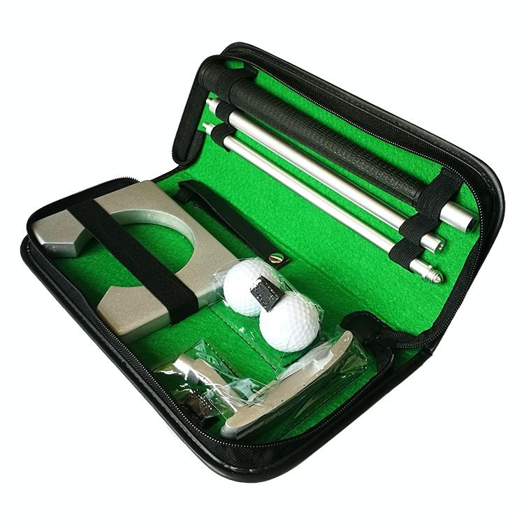 Indoor Golf Putter Set with Zipper Pack