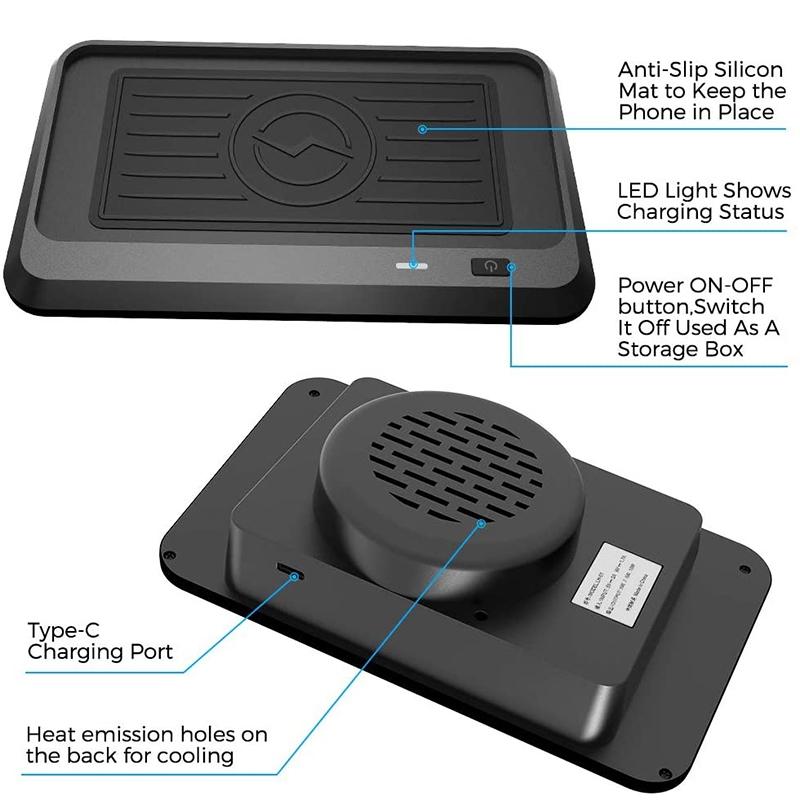 10w Wireless Charger for Land Rover Discovery Sport 2015-2019