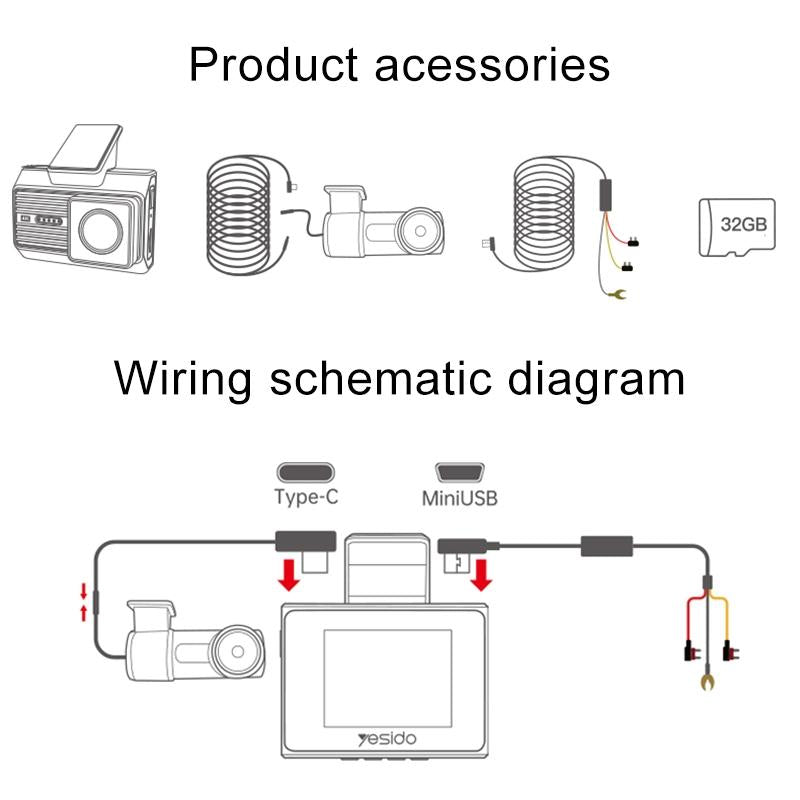 4k Dual Dash Cam for Driving - Km15