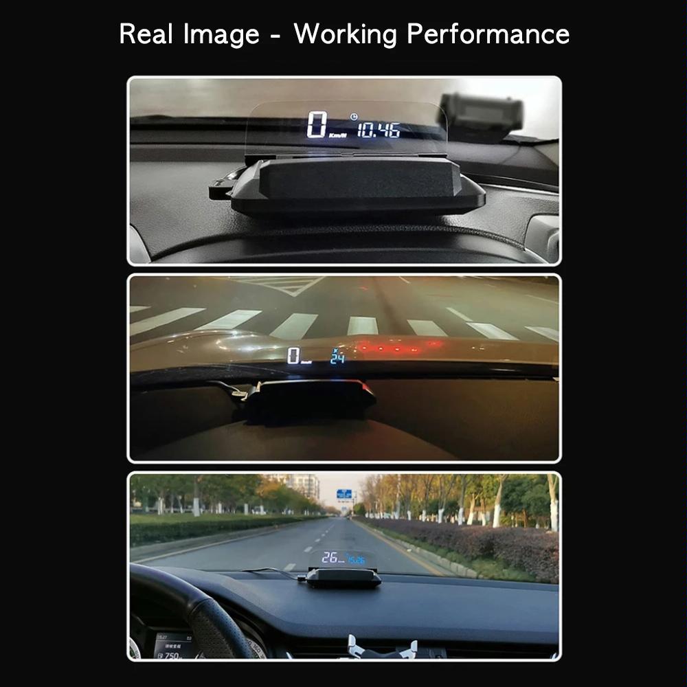3.5 Inch Car Gps Hud Display Speed Time Distance