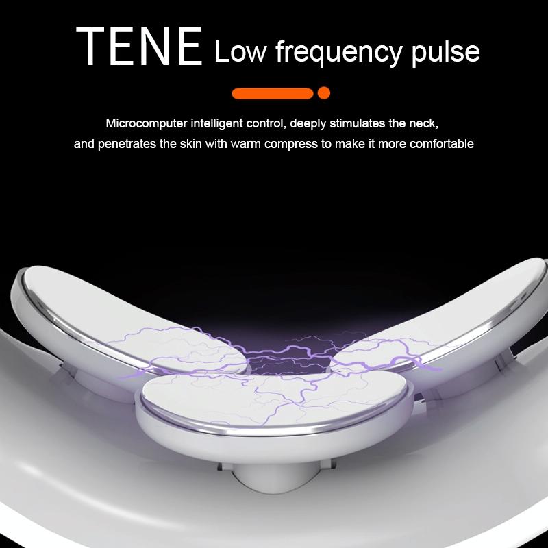 Rechargeable Electric Neck Massager Intelligent Pulse Shock Home Use
