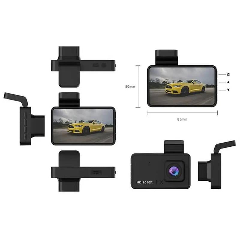 1080p Hd Single Driving Recorder - 3 Inch Car