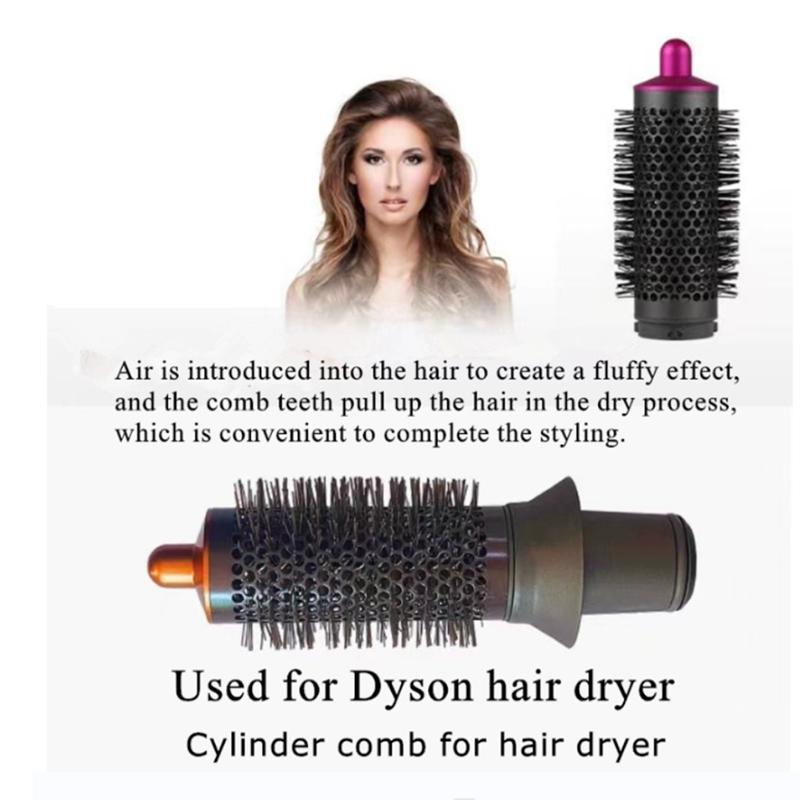 Black Red Dyson Airwrap Comb Attachment for Hair Dryer