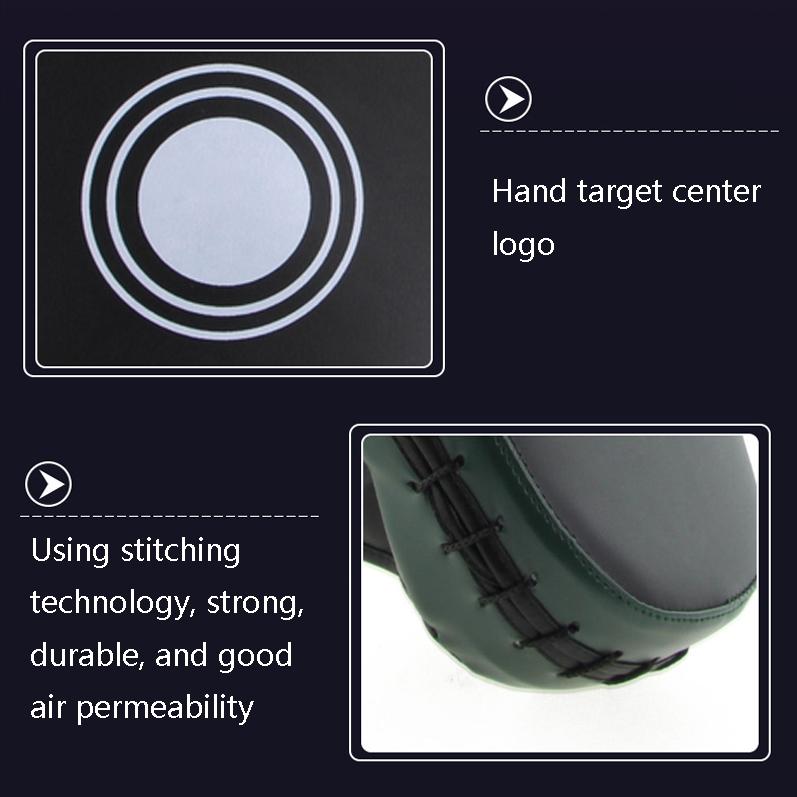 Green Leather Arc Boxer Training Hand Target