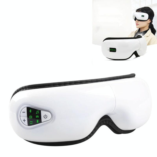 Yk108 Eye Massager Hot Compression Bluetooth White