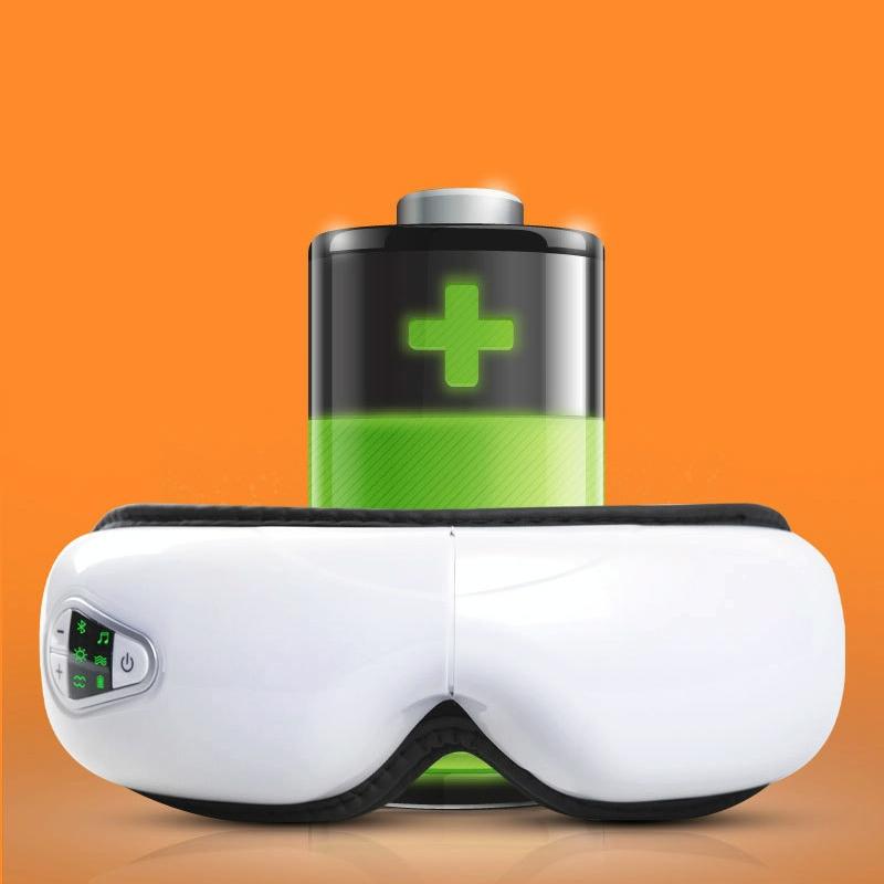 Yk108 Eye Massager Hot Compression Bluetooth White