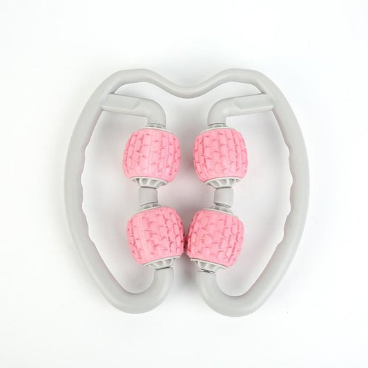 Soft Ring Leg Muscle Massage Roller - Pink