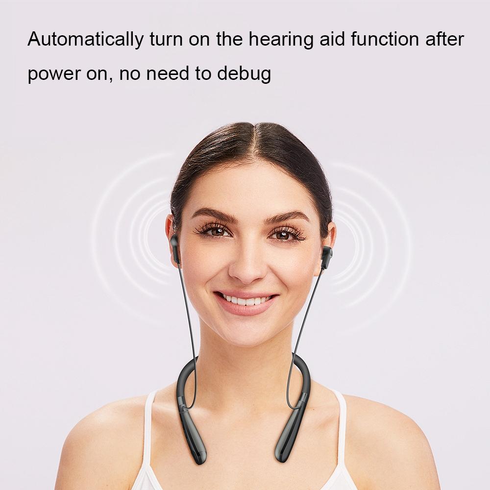 Wireless Hearing Aids For Elderly Z3 Multifunctional - Black