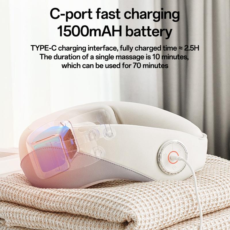 Yesido Mg14 Electric Neck Massager Heat Therapy White