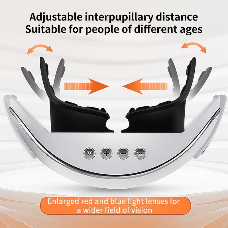 Hot Compress Ems Eye Massager Multifunctional Eye Protector White