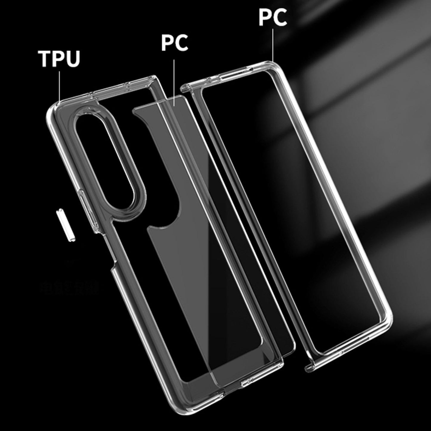 For Samsung Galaxy Z Fold4 5G Tpu Pc Case