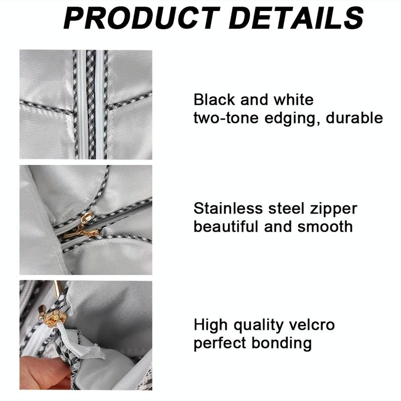 Waterproof Dustproof Cover for 420d Roller Boiler Washing Machine - 60x53x85cm Size - Silver - 60X53X85Cm