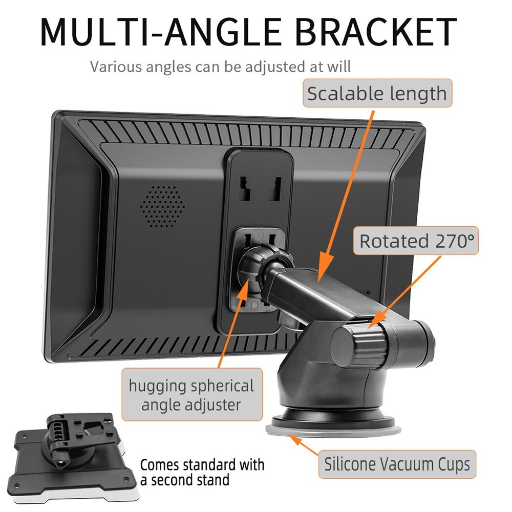 9 Inch Car Mp5 Player With Carplay / Android Auto - Black