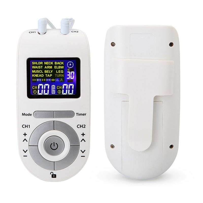 12-Mode Digital Meridian Physiotherapy Instrument Acupuncture Massager White