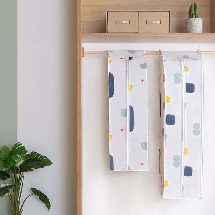 Small 3d Hanger Pocket Wardrobe with Dust Cover - Geometry