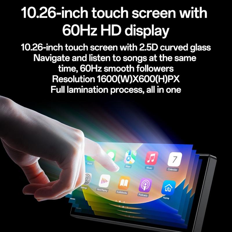 10.26 Inch Carplay Navigation & Recorder - Yesido Km19 Black