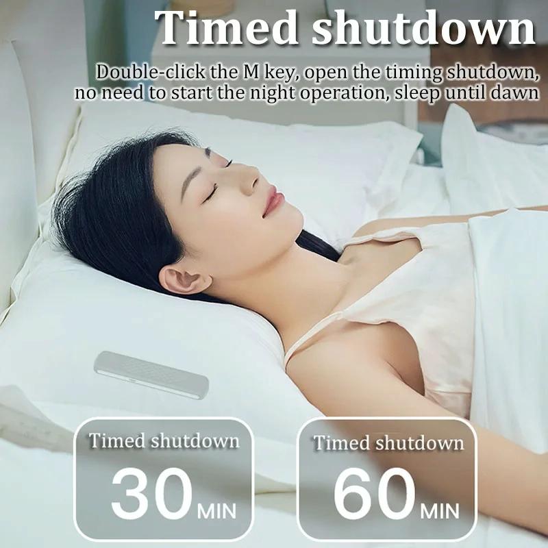 Portable Bone Conduction Sleep Speaker White Noise Aid - White