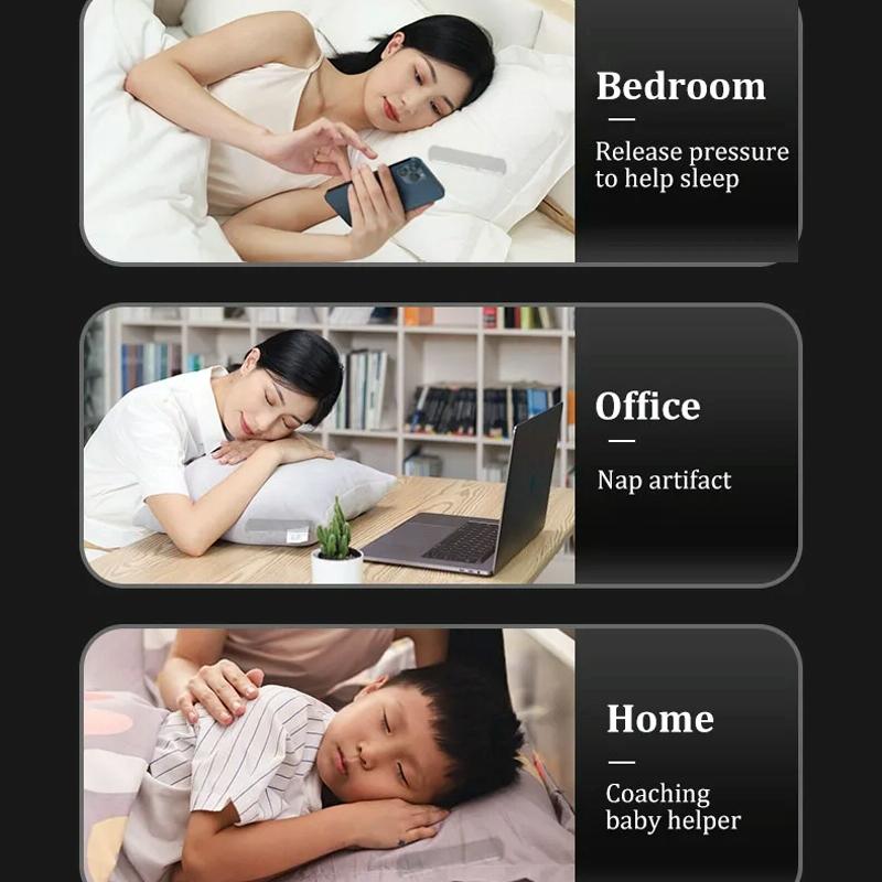 Portable Bone Conduction Sleep Speaker White Noise Aid - White