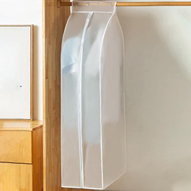 Waterproof Hanging Storage Bag for Dustproof Organization - White