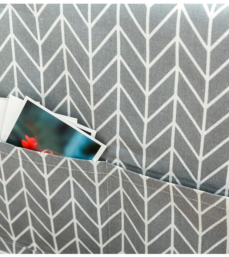 Kitchen Refrigerator and Washing Machine Dustproof Cover - 55x130cm - Gray Triangle