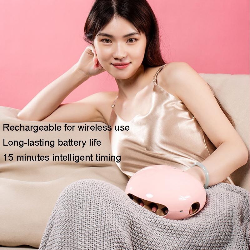 Rechargeable Hot Hand Massager K-901 Electric Airbag Kneading - Pink